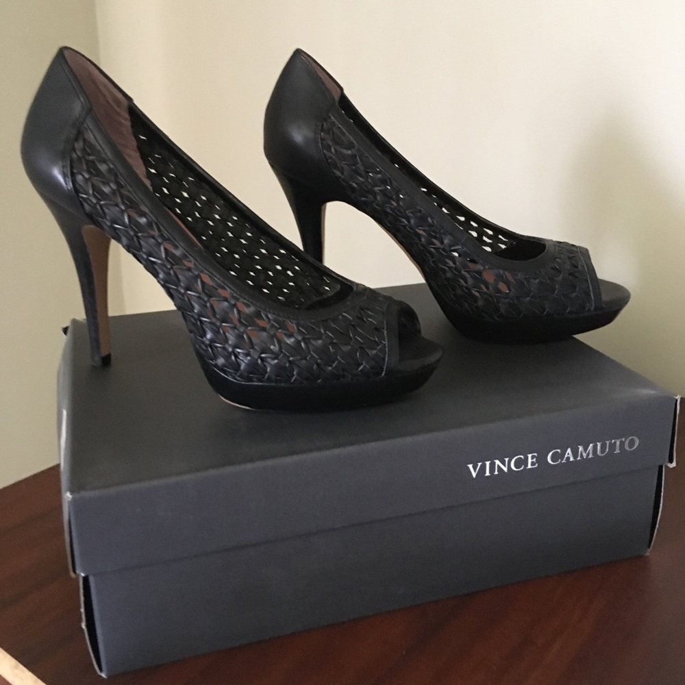 Vince Camuto Lucky Vachetta Black 8M